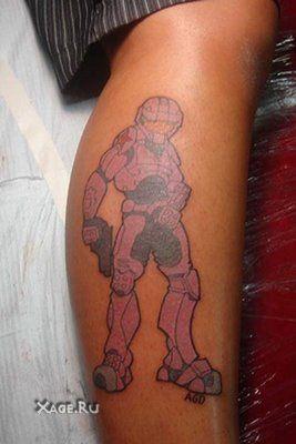 Татуировки с изображением героев видеоигр.